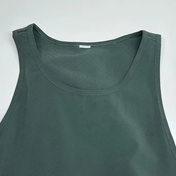 EUC | Lululemon | Swift Ventilated Racerback Running Tank | Green | Small - Picture 8 of 13